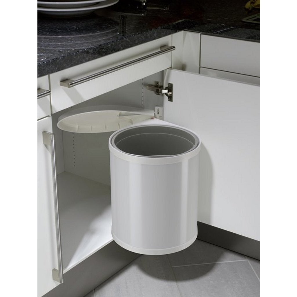 Hailo Hamilo agebaut an Offäll Bin Compact Boxgréisst m 15 L White 3555-001