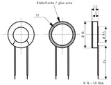 Visaton Visaton Vs-k16 Miniatuur Luidspreker 16 mm 50 Ohm