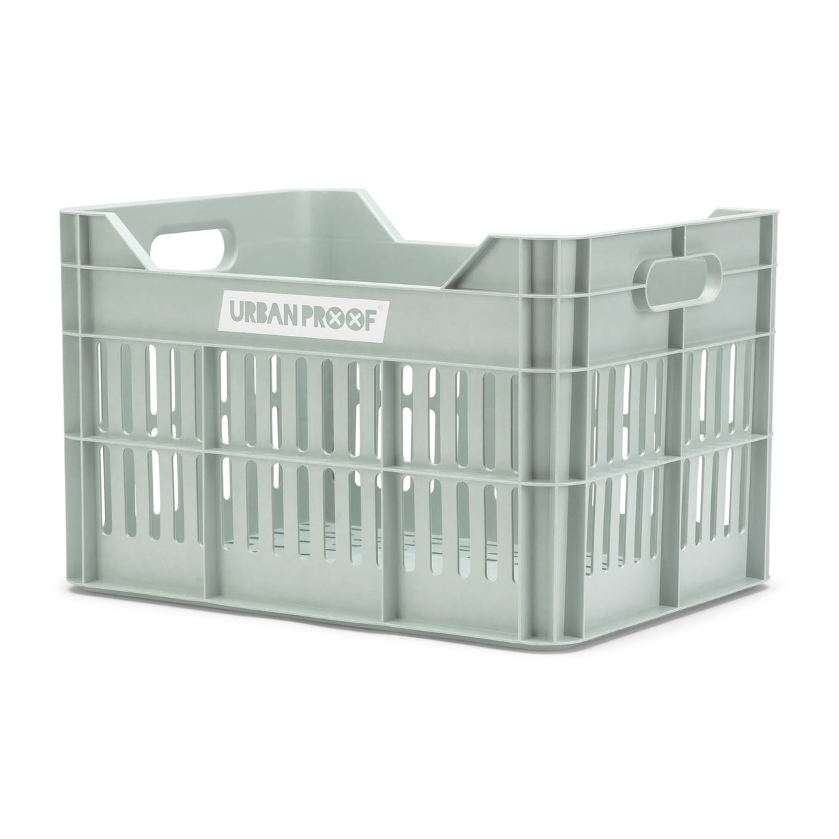 bicycle crate Recycled 30 liter polypropylene mint green