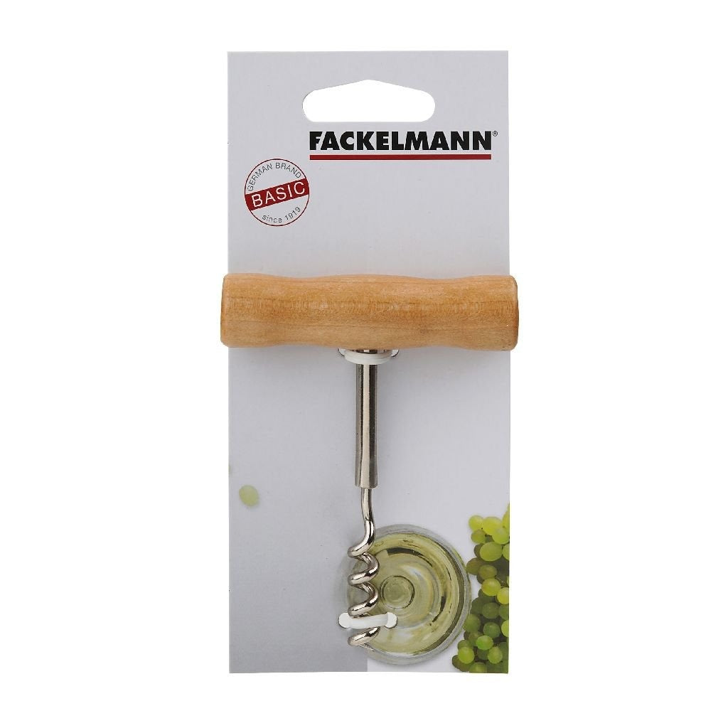 Fackelmann Fackelmann Basic Corkscrew 10,5 cm tre krom