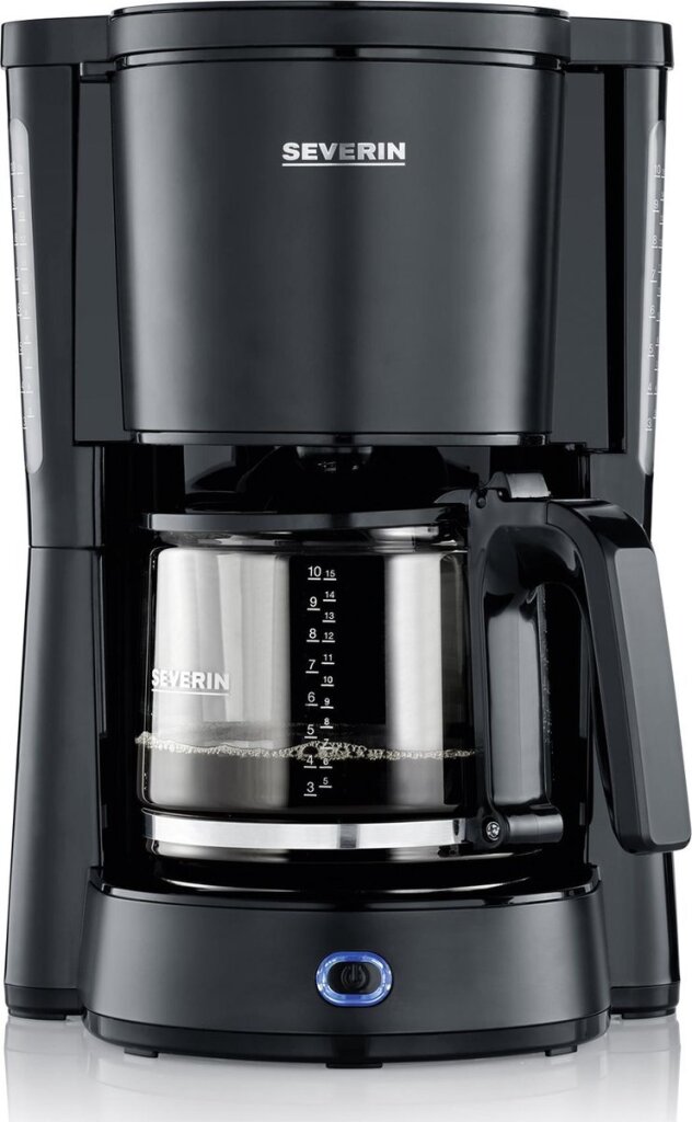 Severin ka 9554 koffiezetapparaat dark inox