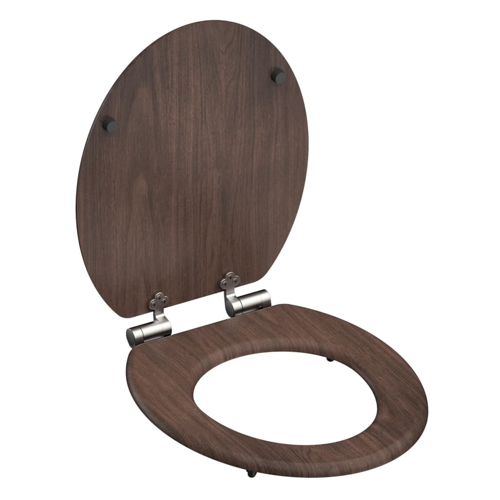 SCHÜTTE SCHÜTTE Toiletbril soft-close DARK WOOD MDF