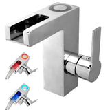 Schütte Schütte Led Sink Mixer med Waterfall Exit Orinoco Chrome