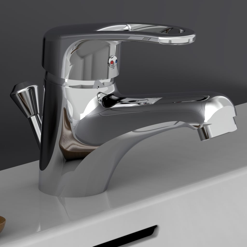 Schütte Schütte Washbasin Mixer Batoni Chrome -färgad