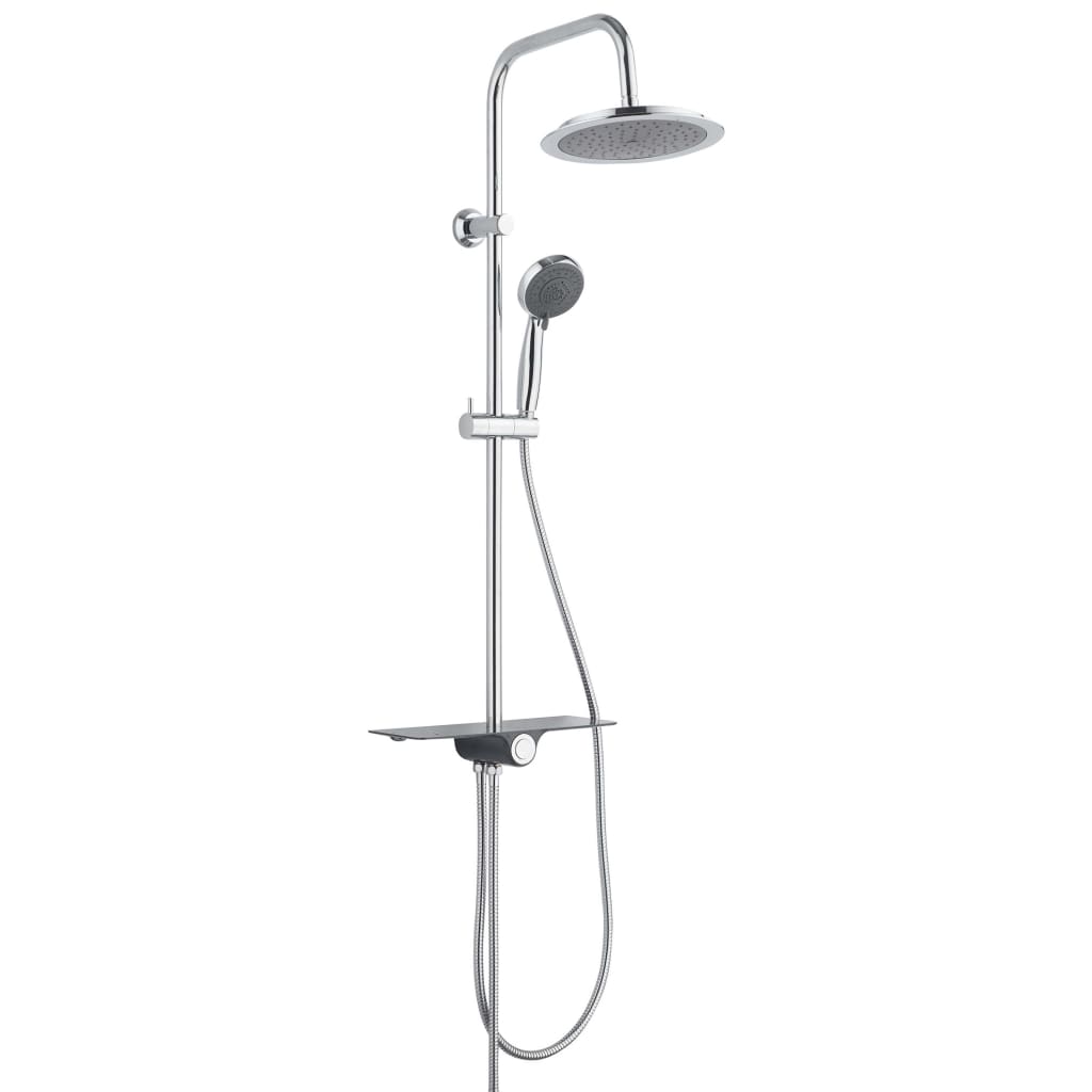 Schütte Schütte Rain shower set with Plateau Aquastar Anthracite chrome-colored