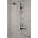 Schütte Schütte Rain Shower Set med Side Plateau Aquastar Chrome-färgad antakit