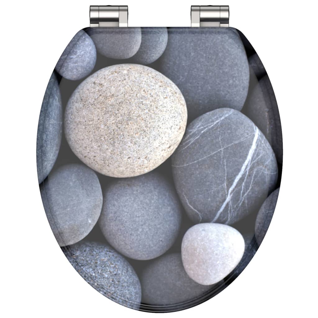 SCHÜTTE SCHÜTTE Toiletbril met soft-close GREY STONE