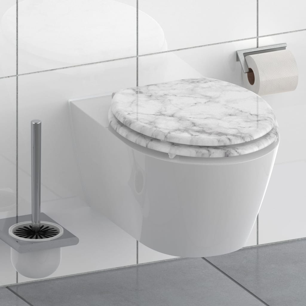 SCHÜTTE SCHÜTTE Toiletbril met soft-close MARMOR STONE