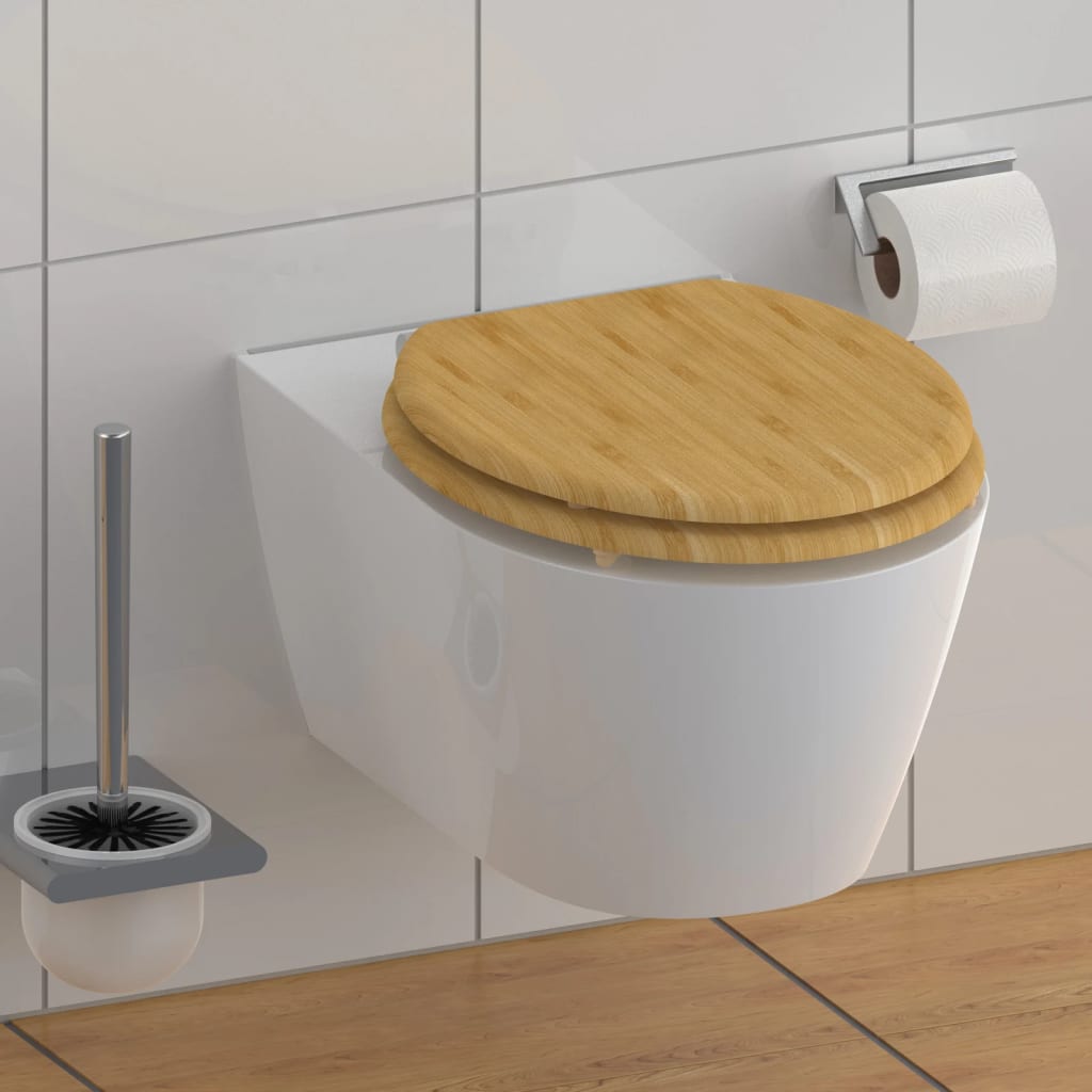 SCHÜTTE SCHÜTTE Toiletbril met soft-close NATURAL BAMBOO