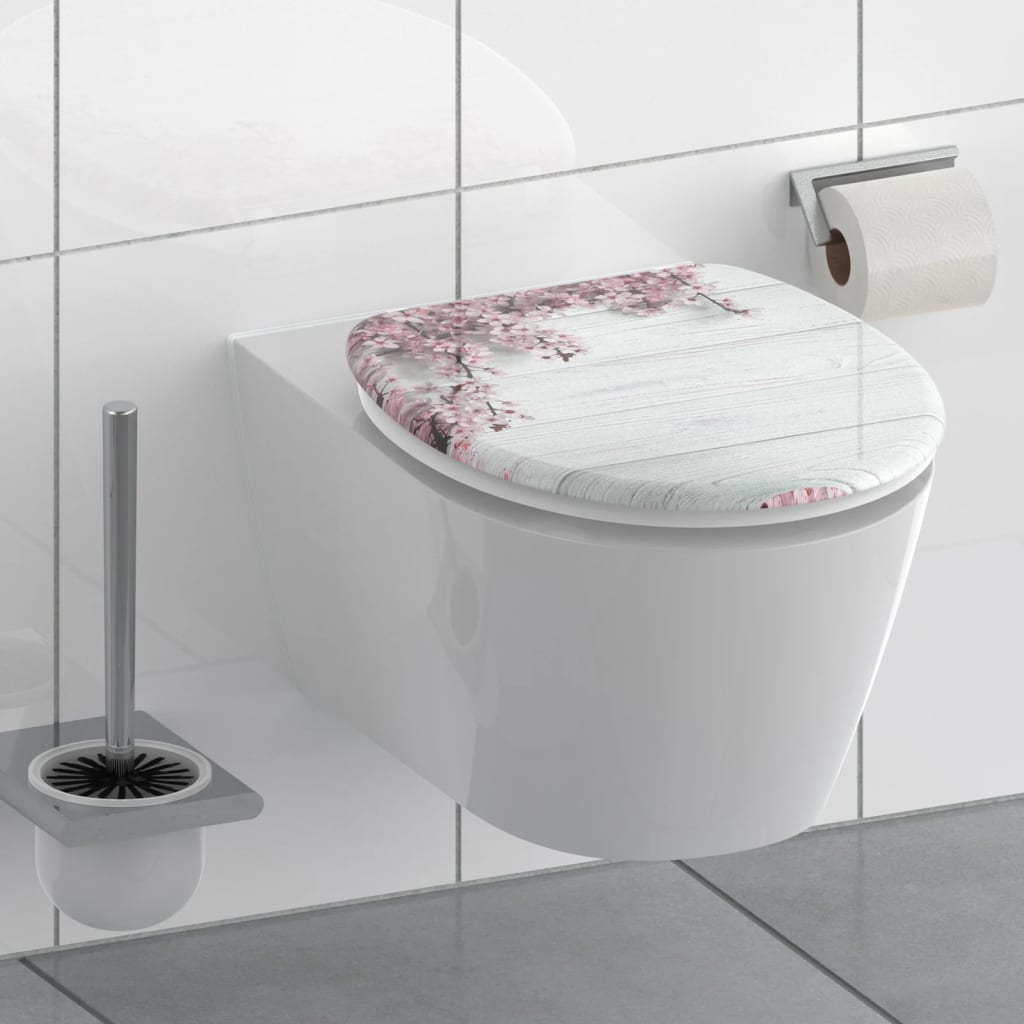 SCHÜTTE SCHÜTTE Toiletbril met soft-close FLOWERS WOOD