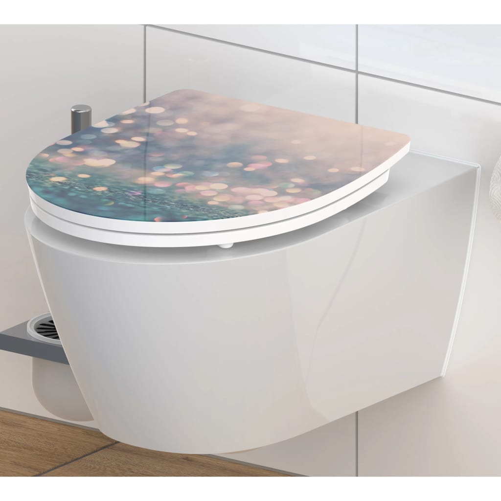 SCHÜTTE SCHÜTTE Toiletbril met soft-close MAGIC LIGHT duroplast hoogglans