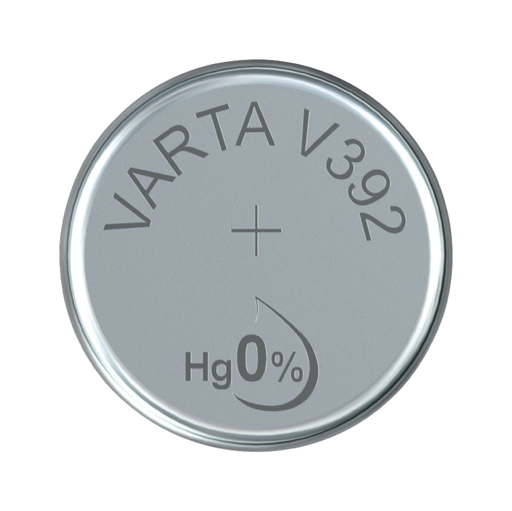 VARTA V392 Knäppchen Zell Batterie Sëlwer