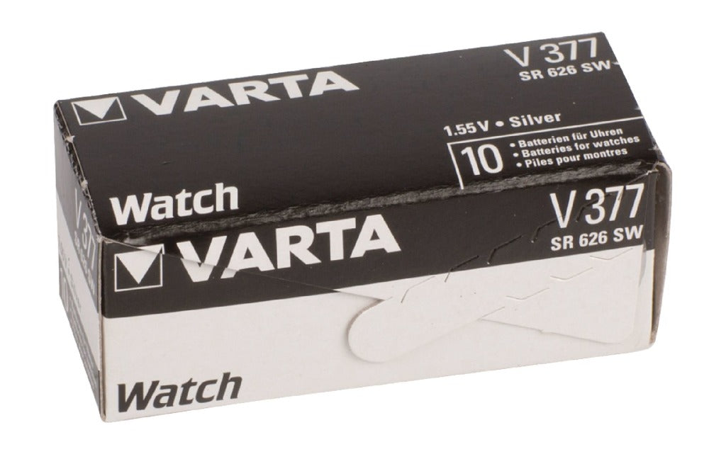 Varta V377 Knoopcel Batterij Zilver