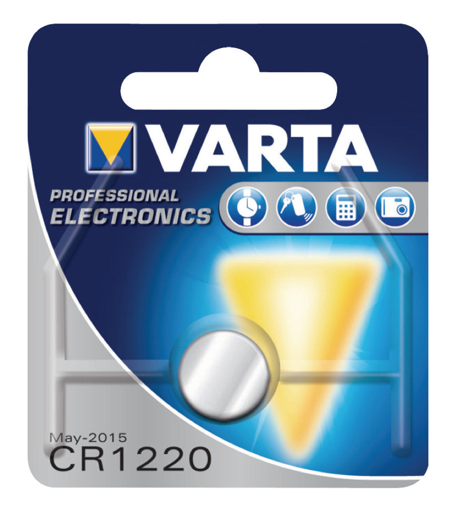 VARTA CR1220 Lithium Knäppchen Zell Batterie