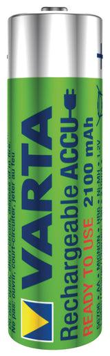 Battery Sales Europe Rechargeable Penlite Battery AA 2100mAh Nimh 1,2 V par 4 sur carte