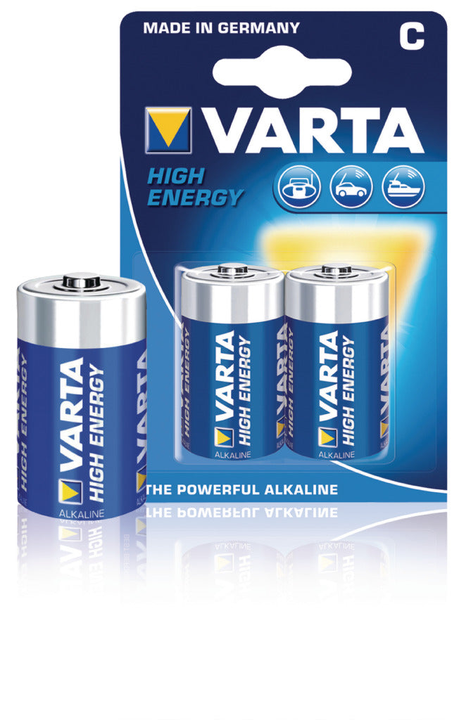 VARTA 4914 2B Batterie Alkaline C LR14 1,5 v Héich Energiörzungen 10 Blieder