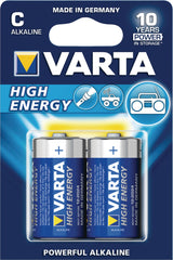 Varta 4914 2B batteri alkalisk C LR14 1,5 V høy energi 10 blemmer