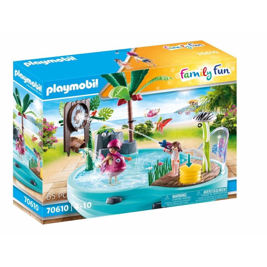 Playmobil Family Fun Pool med Watersplash 70610