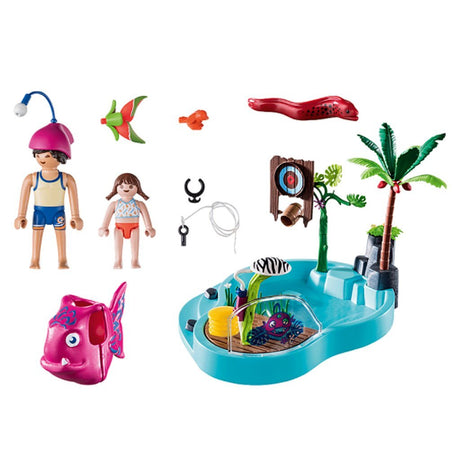 Playmobil Family Fun Swimming pool with Watersplash 70610