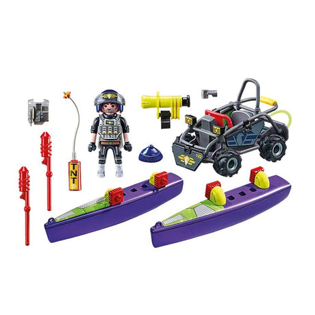 PlayMobil Stadaktiounsschafte SE-Multitererinwagen 71147