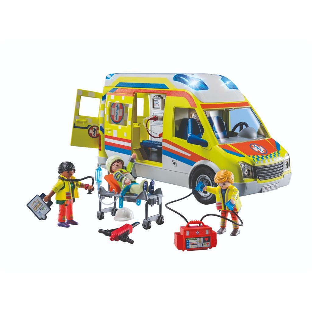 PLAYMOBIL City Life Ambulance met licht en geluid 71202