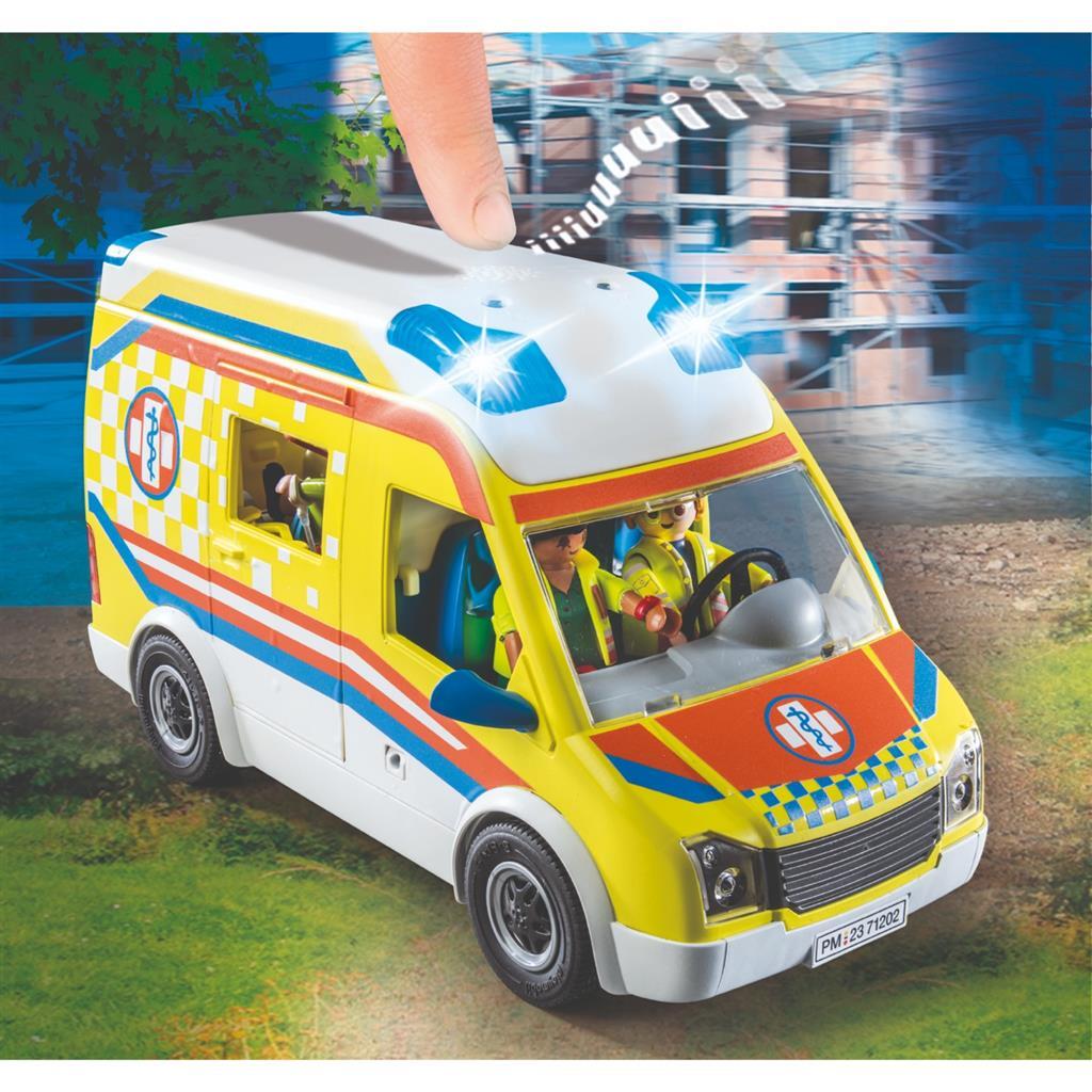 PLAYMOBIL City Life Ambulance met licht en geluid 71202