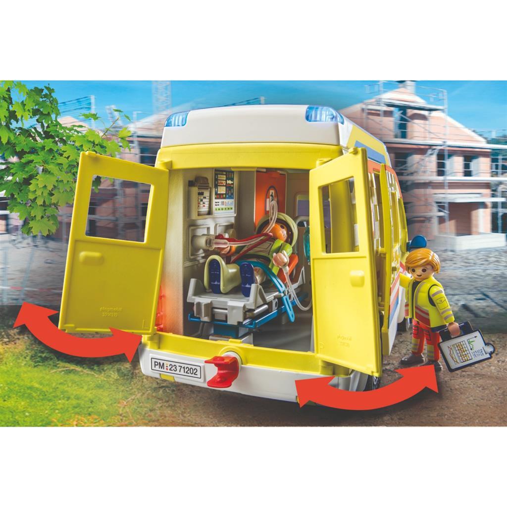 PLAYMOBIL City Life Ambulance met licht en geluid 71202