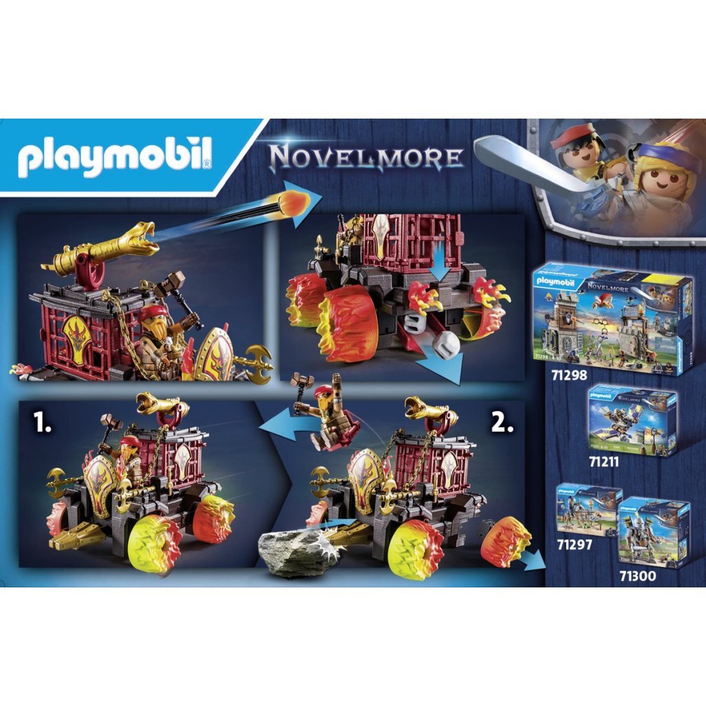 Playmobil Novelmore Burnham Raiders brannslukking bil 71299