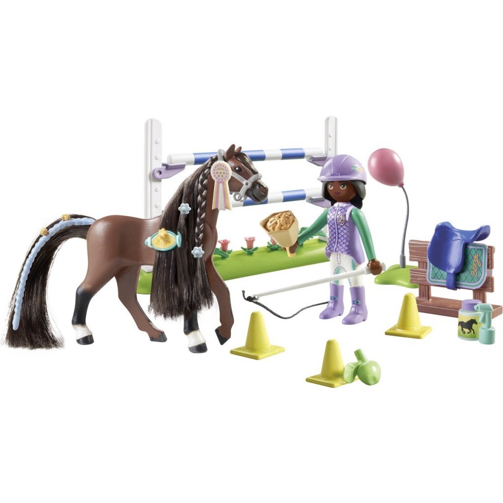 PLAYMOBIL Horses of Waterfall Zoe en Blaze Speelset 71355