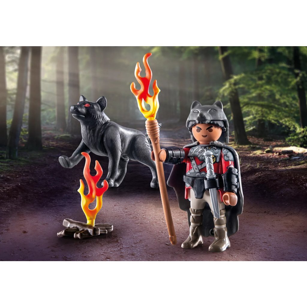 Playmobil Specials Krijger met Wolf 71482