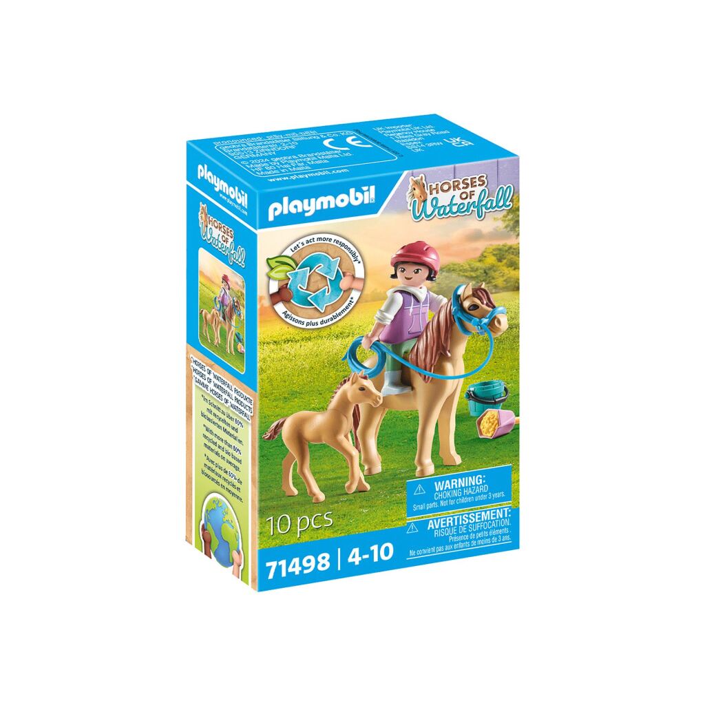 Playmobil Horses of Waterfall Kind met Pony en Veulen 71498