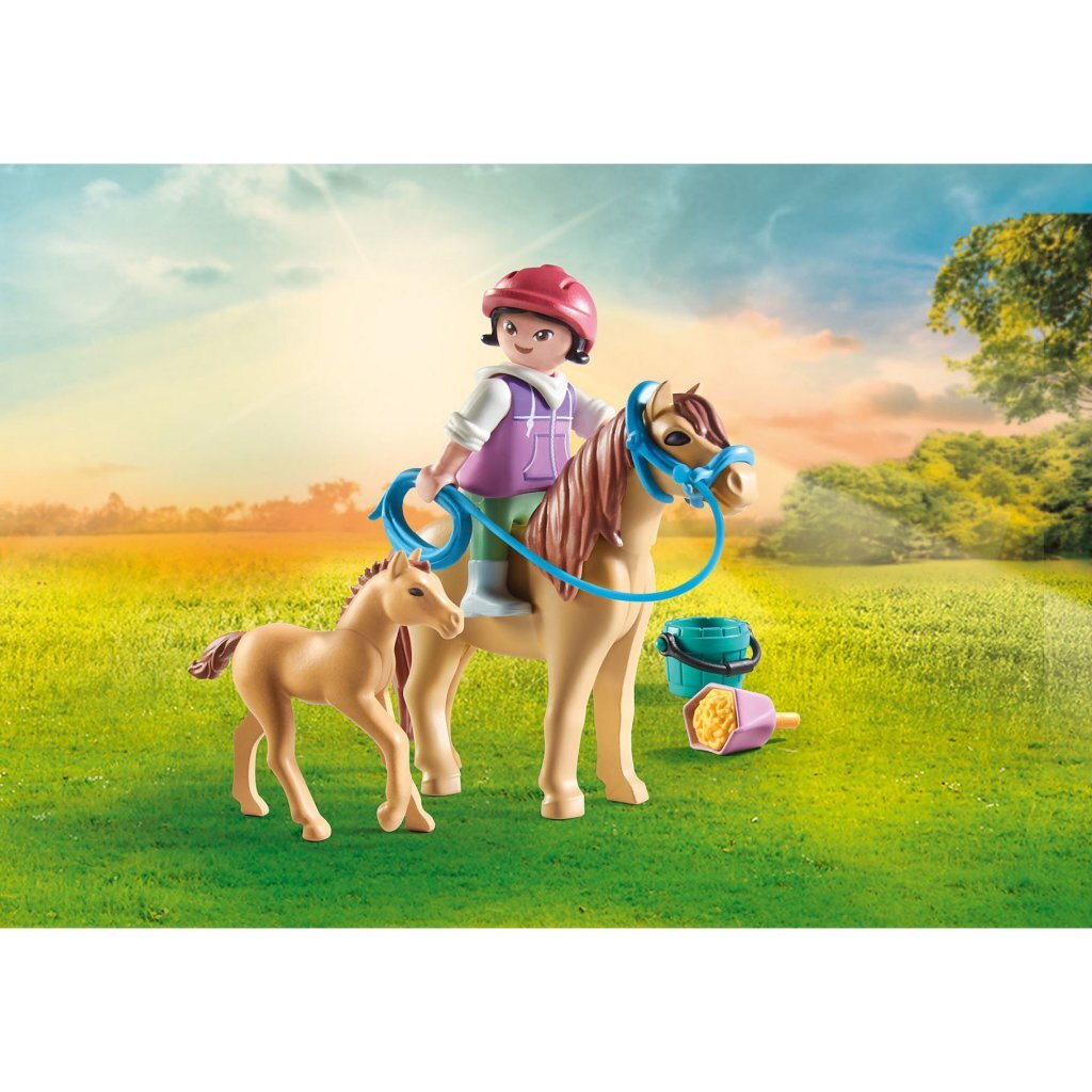 Playmobil Horses of Waterfall Kind met Pony en Veulen 71498