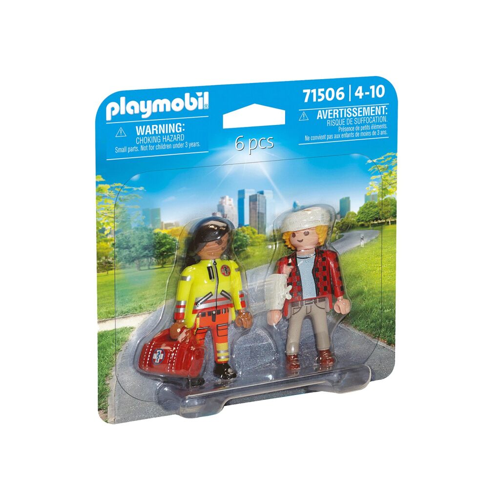 Playmobil Paramedicus met Patient 71506