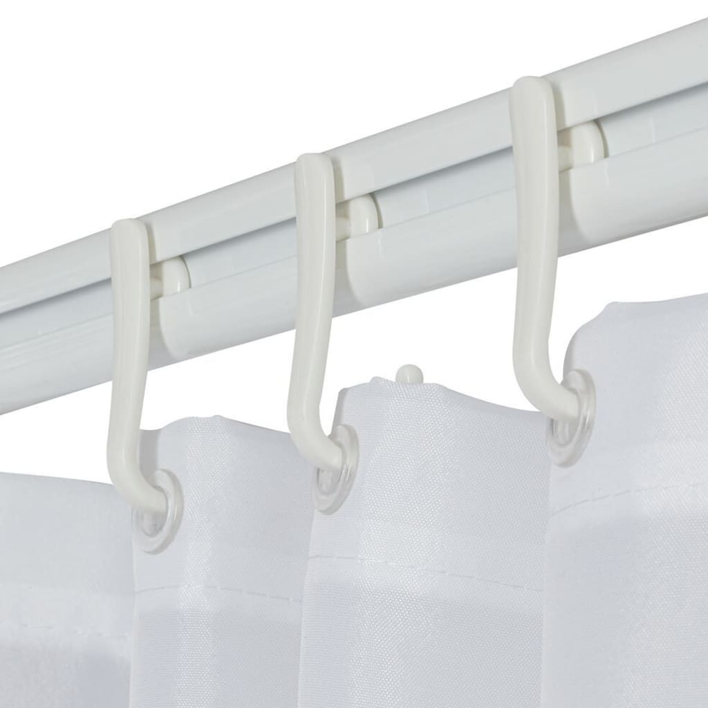 Sealskin Sealskin shower curtain rod set Easy-Roll White