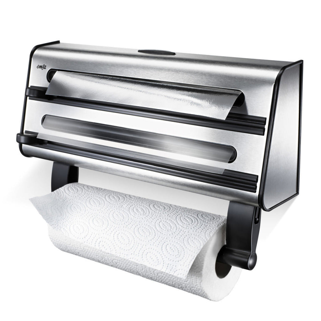 Emsa Emsa Contura kitchen roll holder 3-piece stainless steel