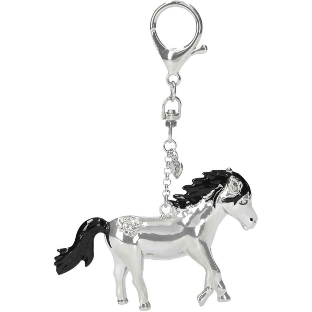 Základní koně sny Keychain Silver