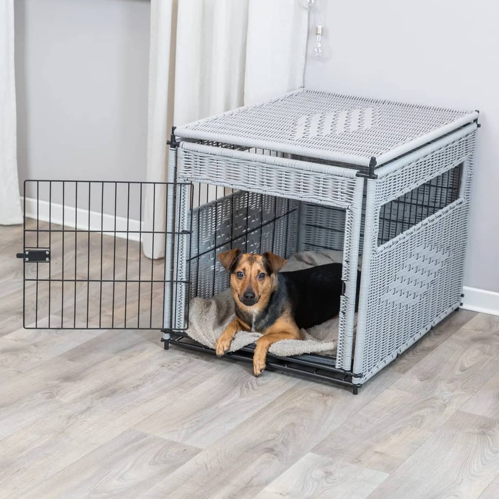 Trixie Trixie HomeKennel Polyrotan Light Grey