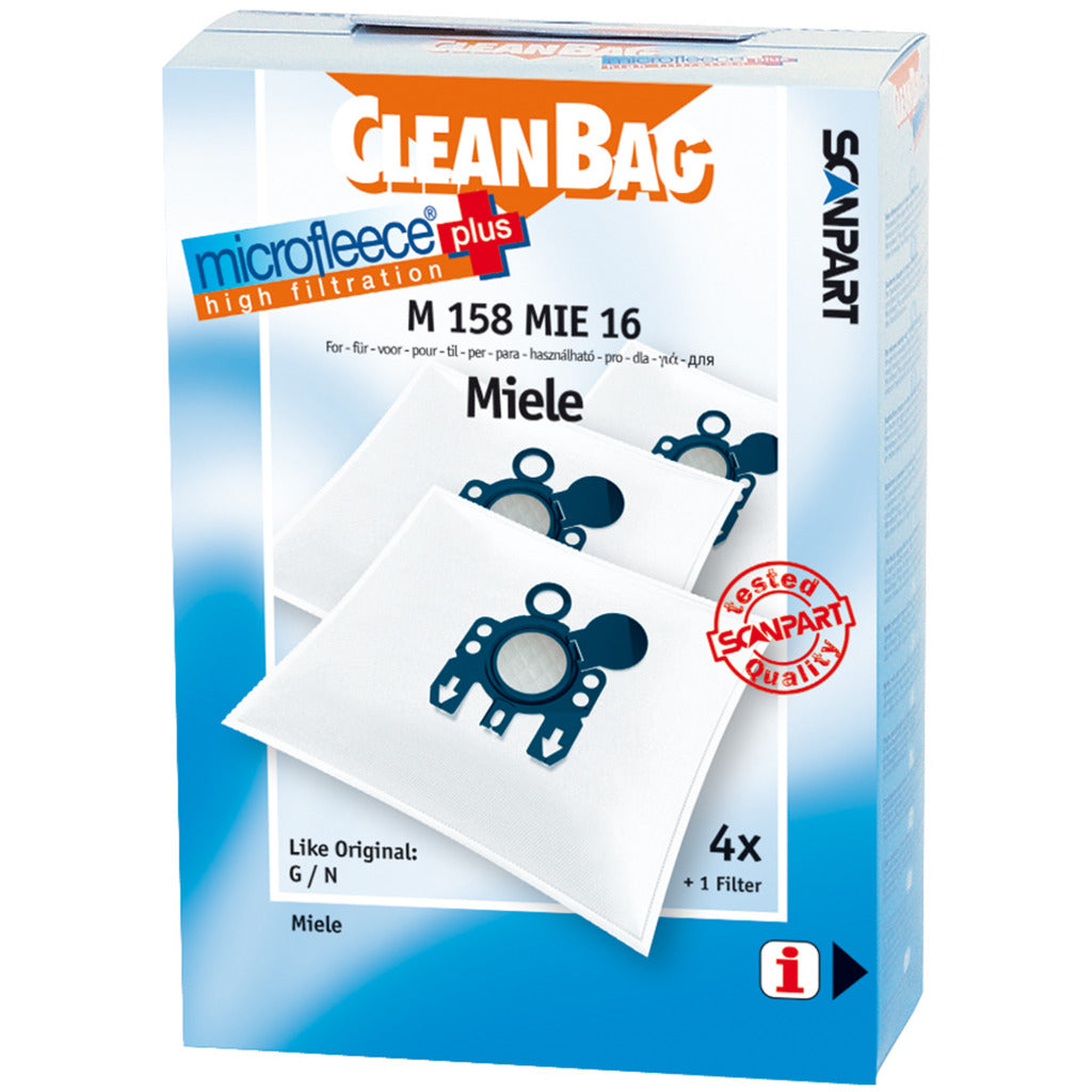 Scanpart M158MIE16 Microphleese dust bag Miele G N Micro en Micro en Micro en Micro and