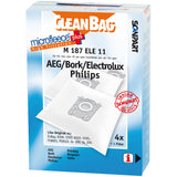 SCANSPART M187ELE11 Microfleece+ Bolsa de polvo S-Bag 4 piezas