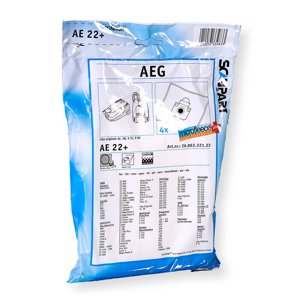 ScanPart ScanPart AE22 et Microphleese Dust Bag AEG GR 28 Micro