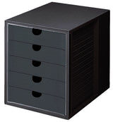 Han Han HA-1450-13 Lowcase with 5 closed drawers Black