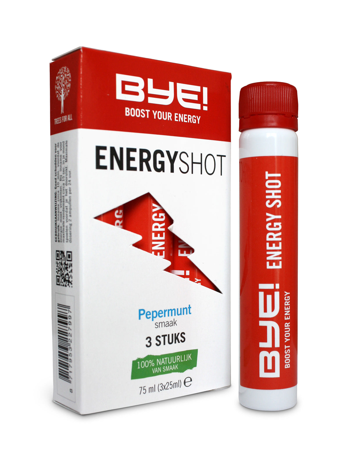 Bye! EnergyShot Peppermint flavor (3 ampoules)