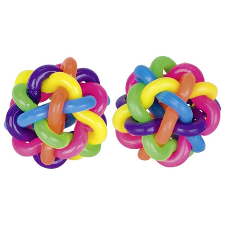 Rainbow balls, bouncy balls. 4 cm. 3+