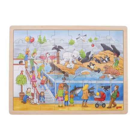 Goki Puzzel Besuch am Zoo. 3+