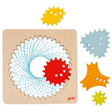 Goki wooden spirograph drawing set, 6 pcs.