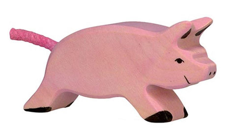Biegająca świnia Holztiger. 8cm.