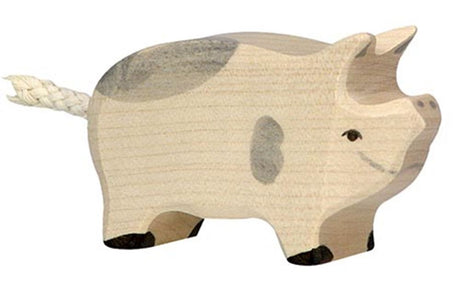 Holztiger pig, spotted. 6.5 cm.