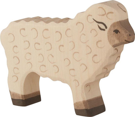 Holztiger juh, állva. 11 cm.
