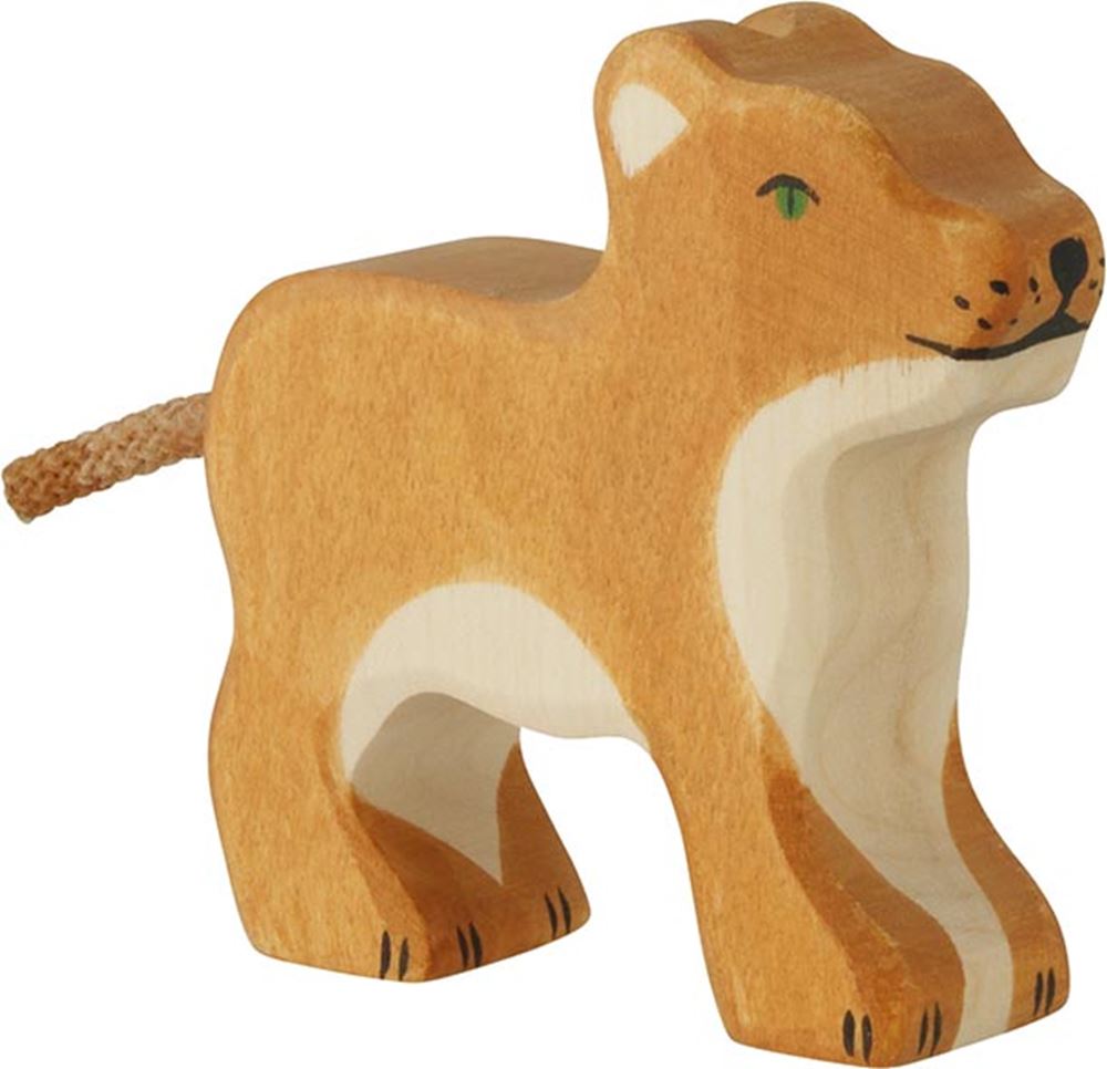 Goki Holztiger wooden lion small