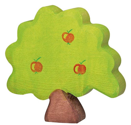 Holztiger Apfelbaum, klein. 13 cm.
